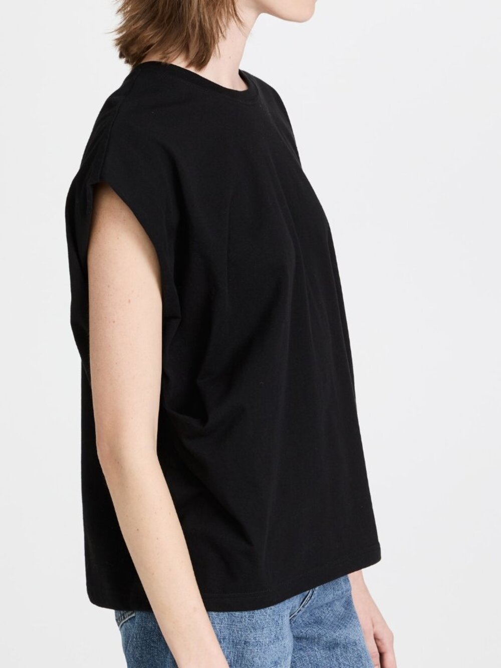 Pistola Denim Trina Muscle Tee in Black